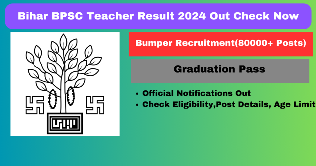 Bihar BPSC Teacher Result 2024 Out Check Answer Key