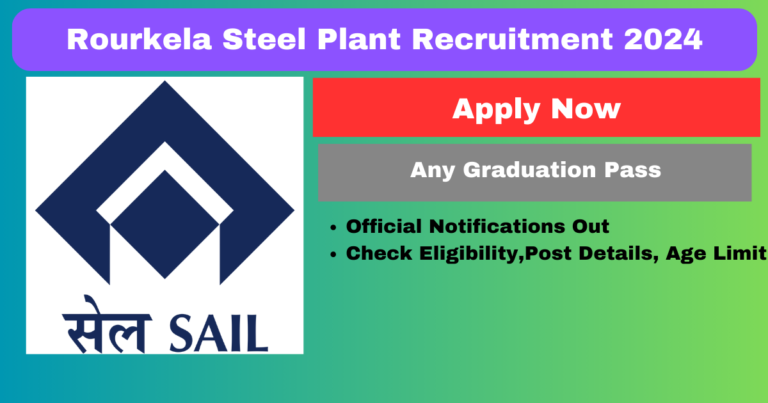 Rourkela Steel Plant Recruitment 2024 Apply Specialist GDMO Posts